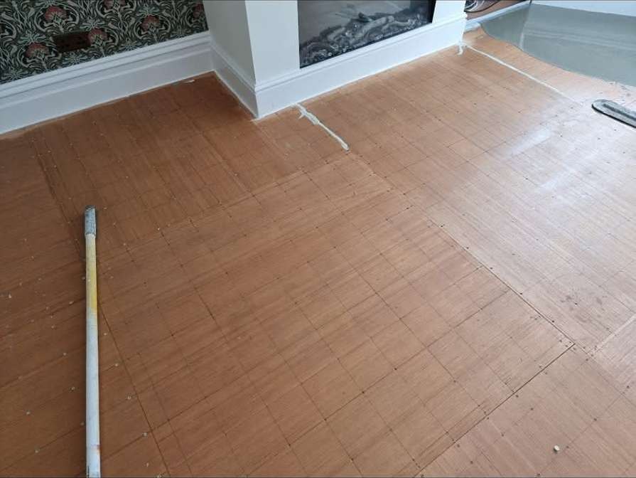 Subfloor preparation photo 7